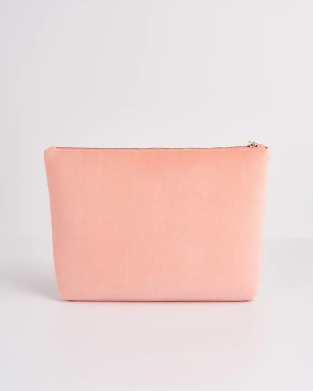 Online Fable England Midsummer Dream Cherry Embroidered Peach Velvet Pouch