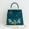 Hot Fable England Morning Song Kingfisher Mini Teal Tote