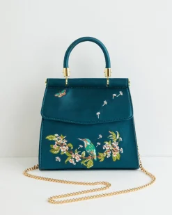 Hot Fable England Morning Song Kingfisher Mini Teal Tote