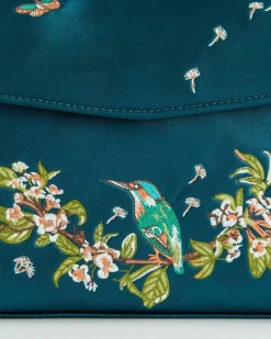 Hot Fable England Morning Song Kingfisher Mini Teal Tote