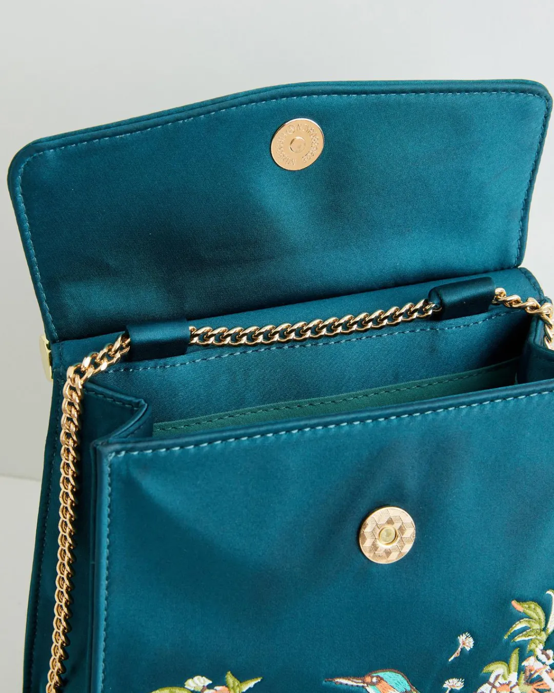 Hot Fable England Morning Song Kingfisher Mini Teal Tote