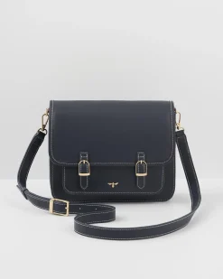 Discount Fable England Navy Satchel
