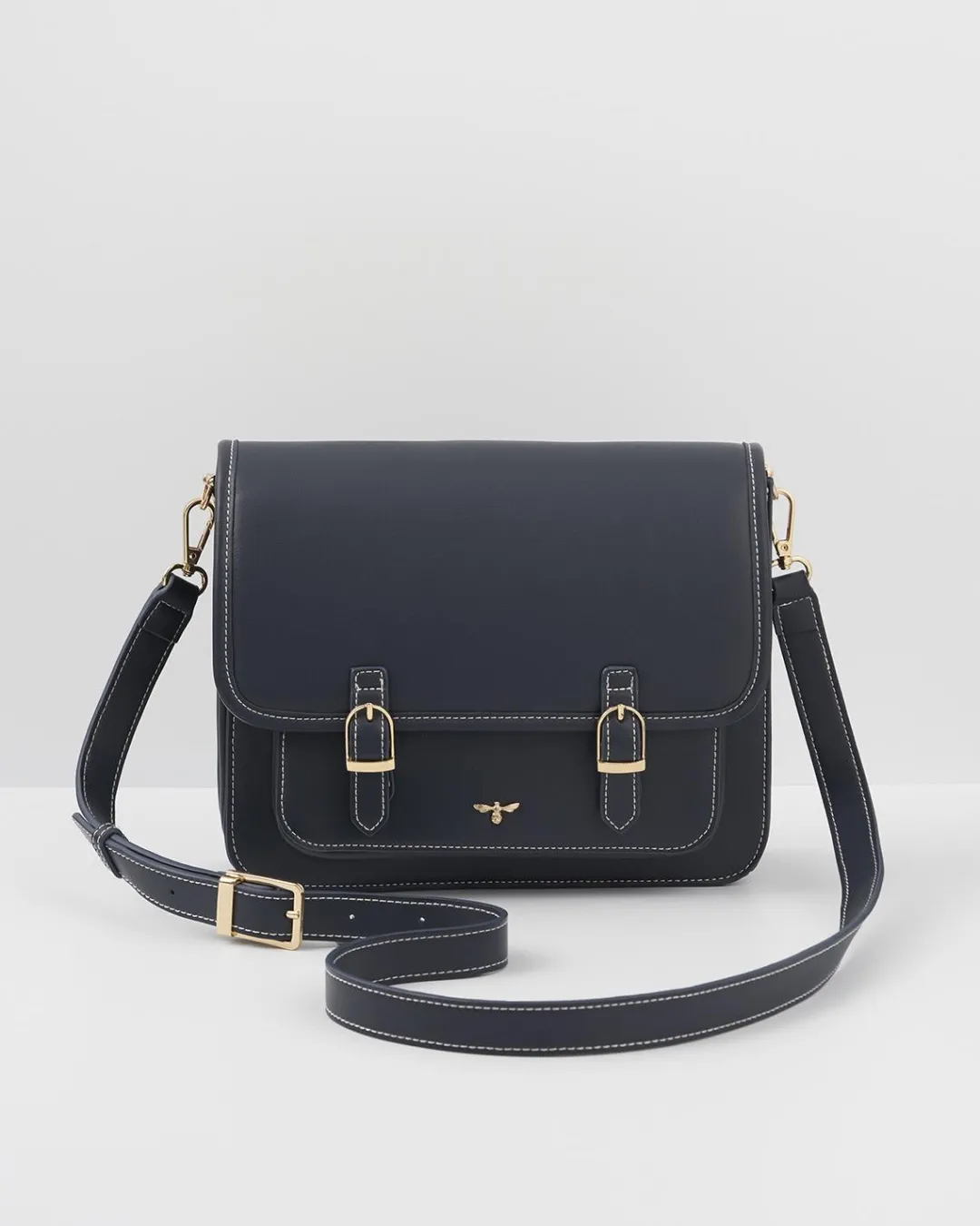 Discount Fable England Navy Satchel
