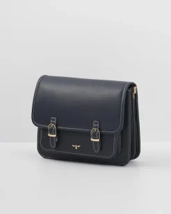 Discount Fable England Navy Satchel
