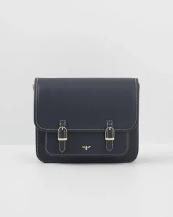 Discount Fable England Navy Satchel