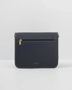 Discount Fable England Navy Satchel