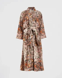 Fashion Fable England Nocturnal Garden Kimono Pink Lady