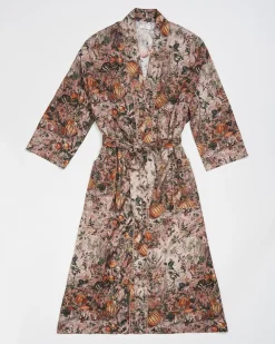 Fashion Fable England Nocturnal Garden Kimono Pink Lady