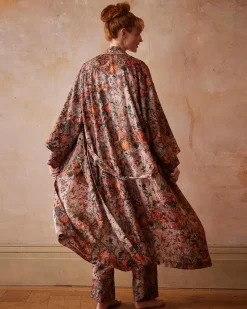 Fashion Fable England Nocturnal Garden Kimono Pink Lady