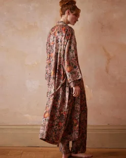 Fashion Fable England Nocturnal Garden Kimono Pink Lady