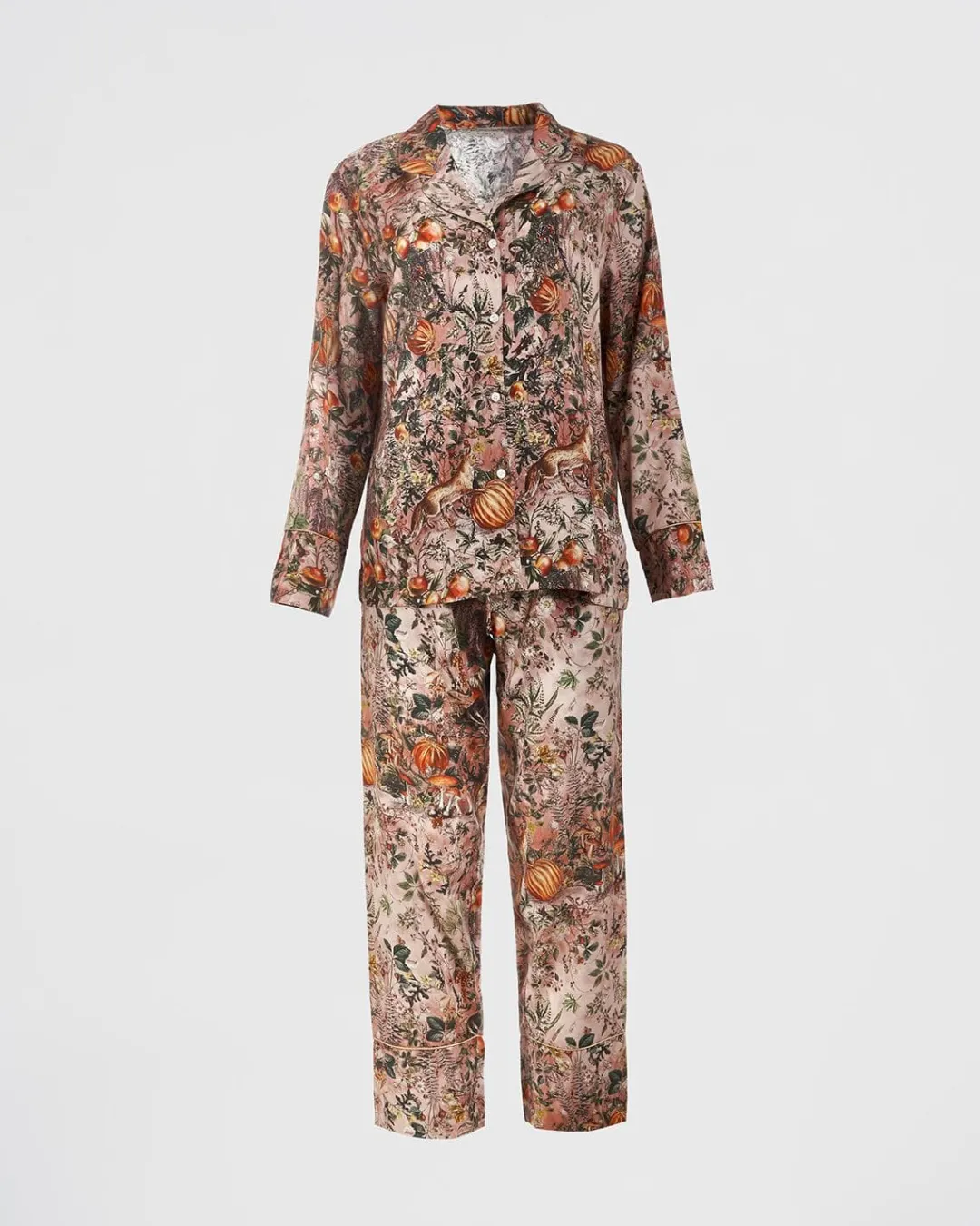 New Fable England Nocturnal Garden Pajamas Pink Lady