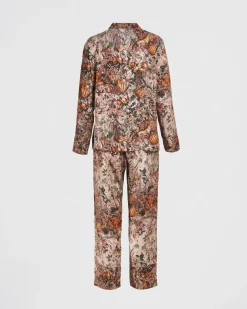 New Fable England Nocturnal Garden Pajamas Pink Lady