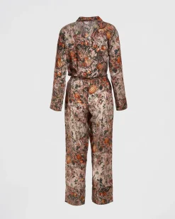 New Fable England Nocturnal Garden Pajamas Pink Lady