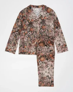New Fable England Nocturnal Garden Pajamas Pink Lady