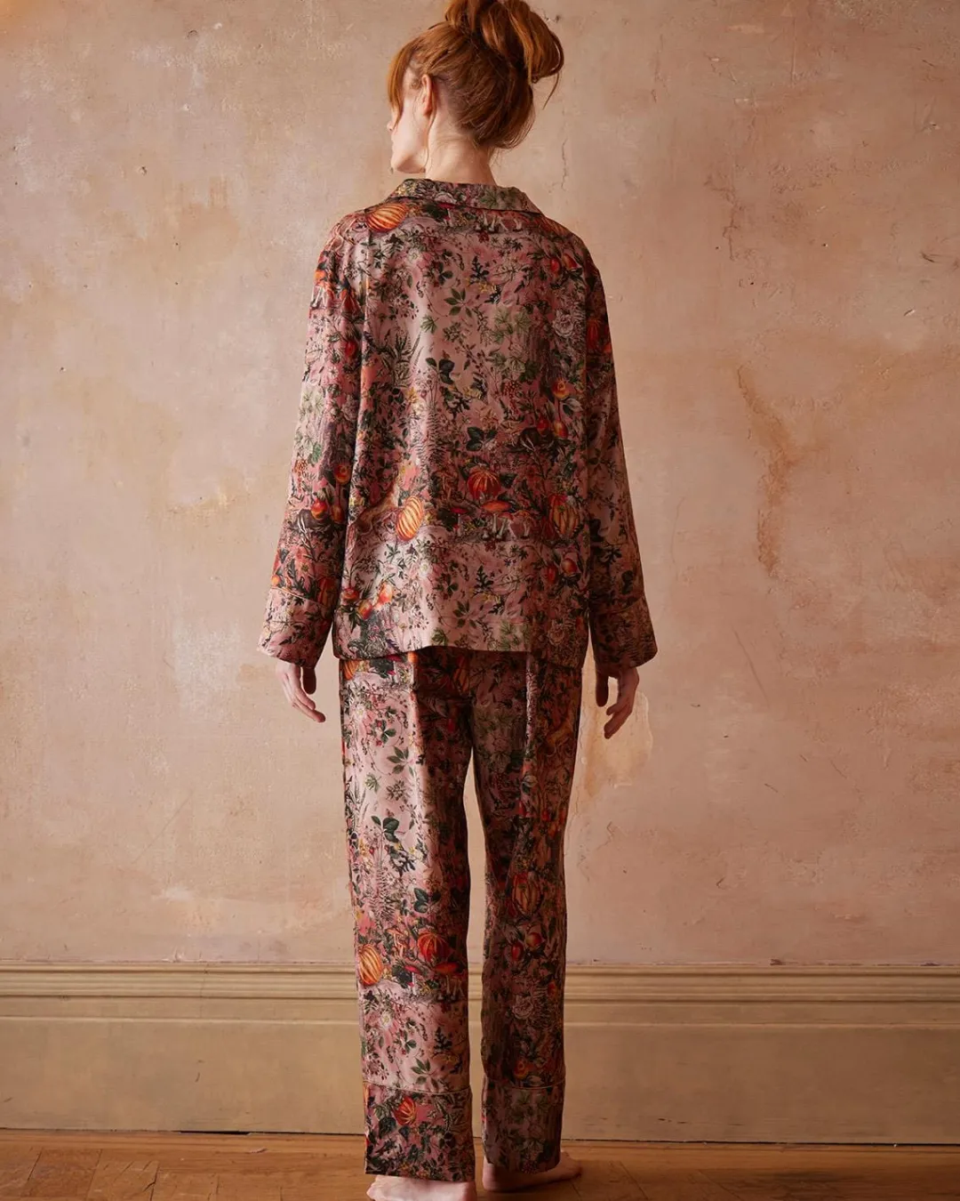 New Fable England Nocturnal Garden Pajamas Pink Lady