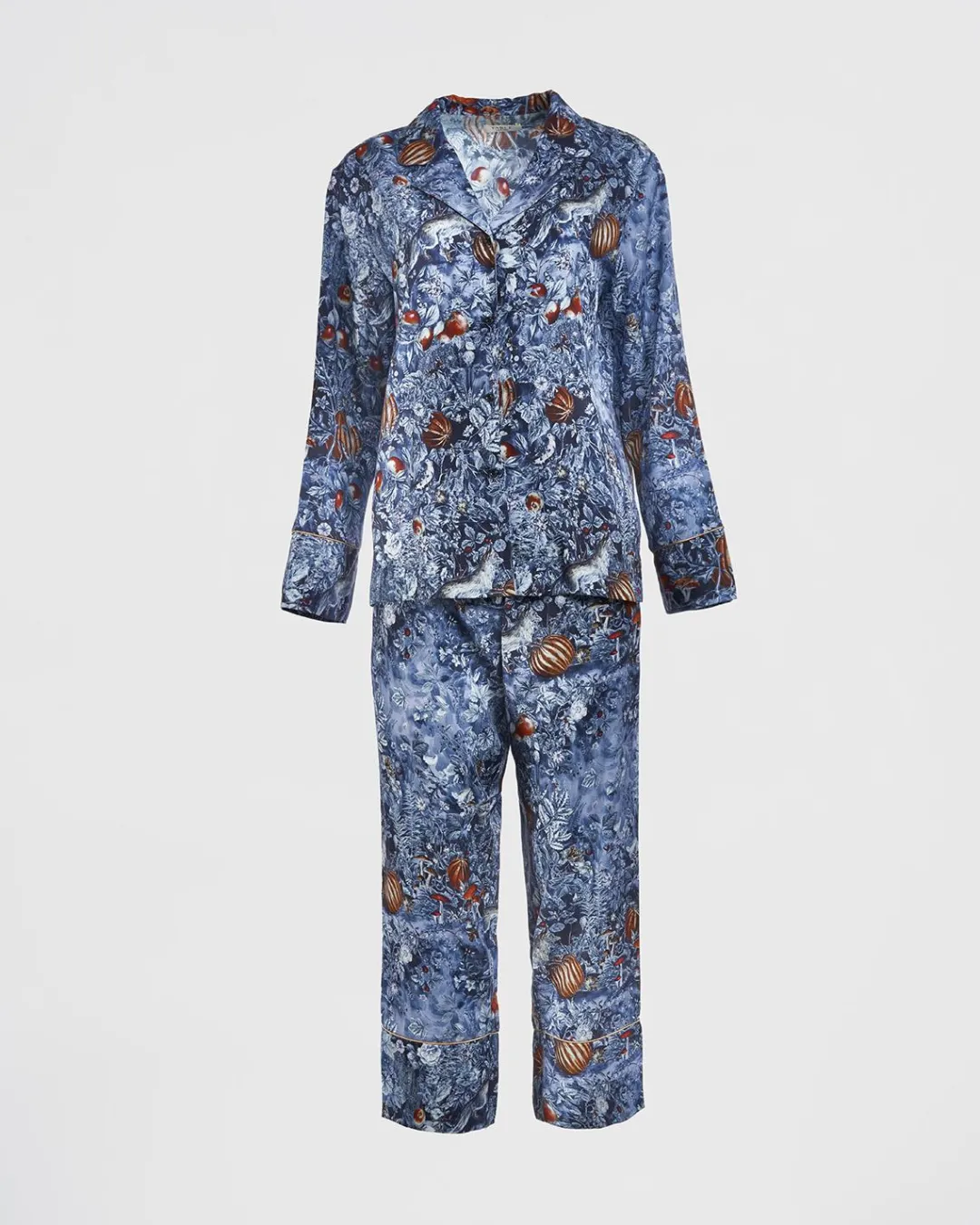Online Fable England Nocturnal Garden Pajamas Midnight Blue