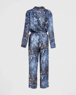 Online Fable England Nocturnal Garden Pajamas Midnight Blue