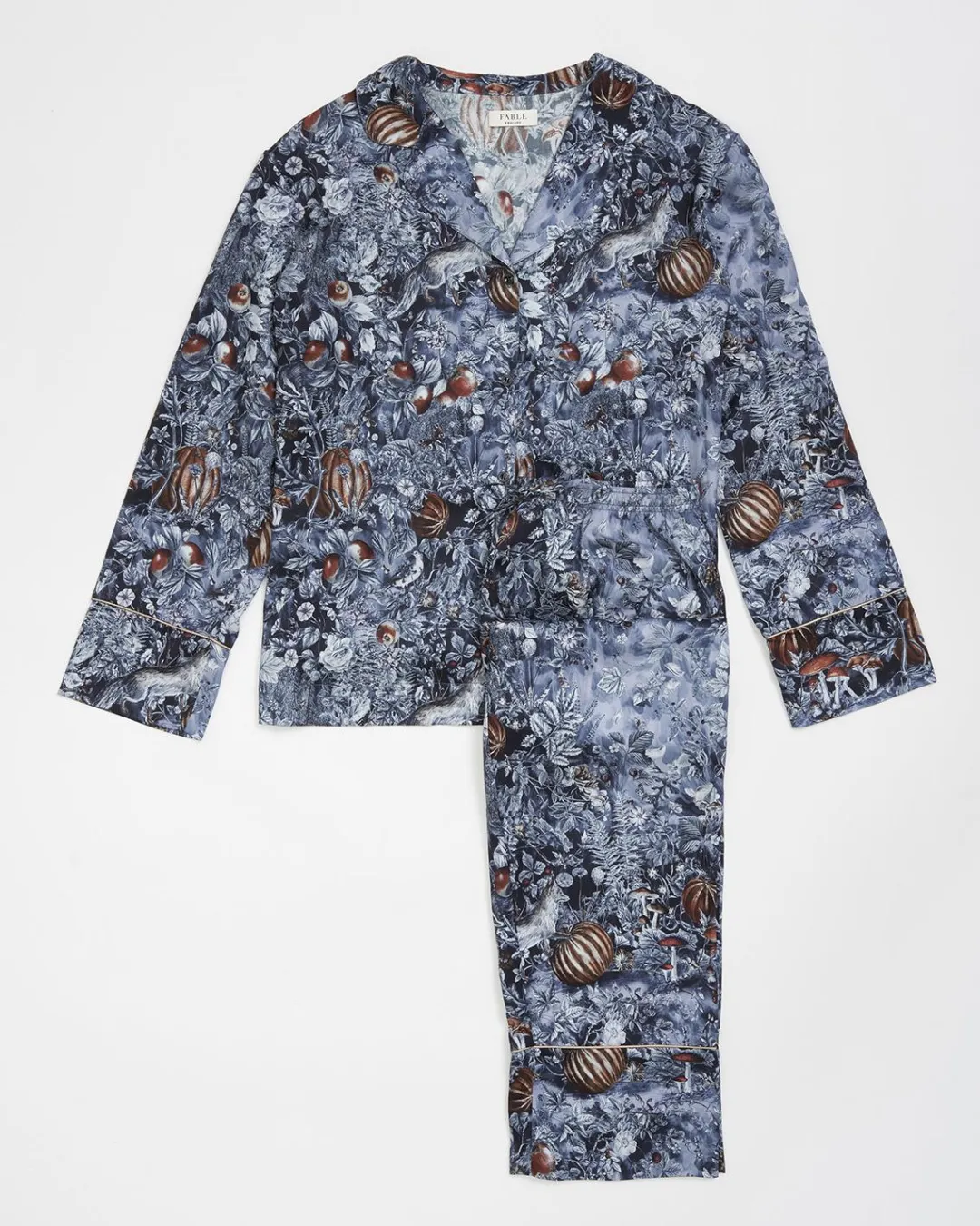 Online Fable England Nocturnal Garden Pajamas Midnight Blue