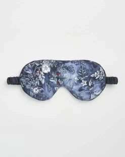 Best Fable England Nocturnal Garden Sleep Mask Midnight Blue