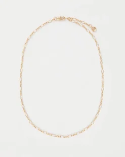 Clearance Fable England Oval Figaro Chain Necklace