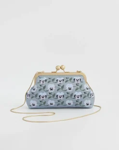 Outlet Fable England Pansy Victoriana Blue Clutch