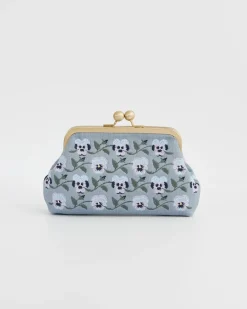 Outlet Fable England Pansy Victoriana Blue Clutch