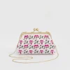 Online Fable England Pansy Victoriana Pink Clutch