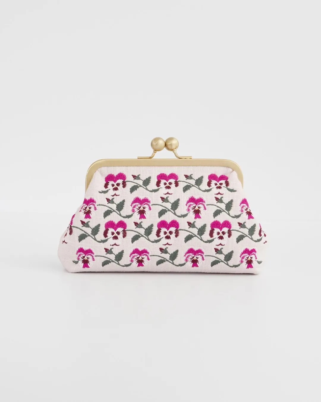 Online Fable England Pansy Victoriana Pink Clutch