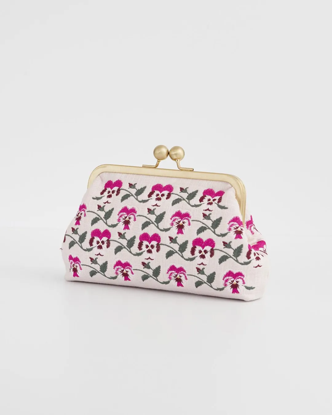 Online Fable England Pansy Victoriana Pink Clutch