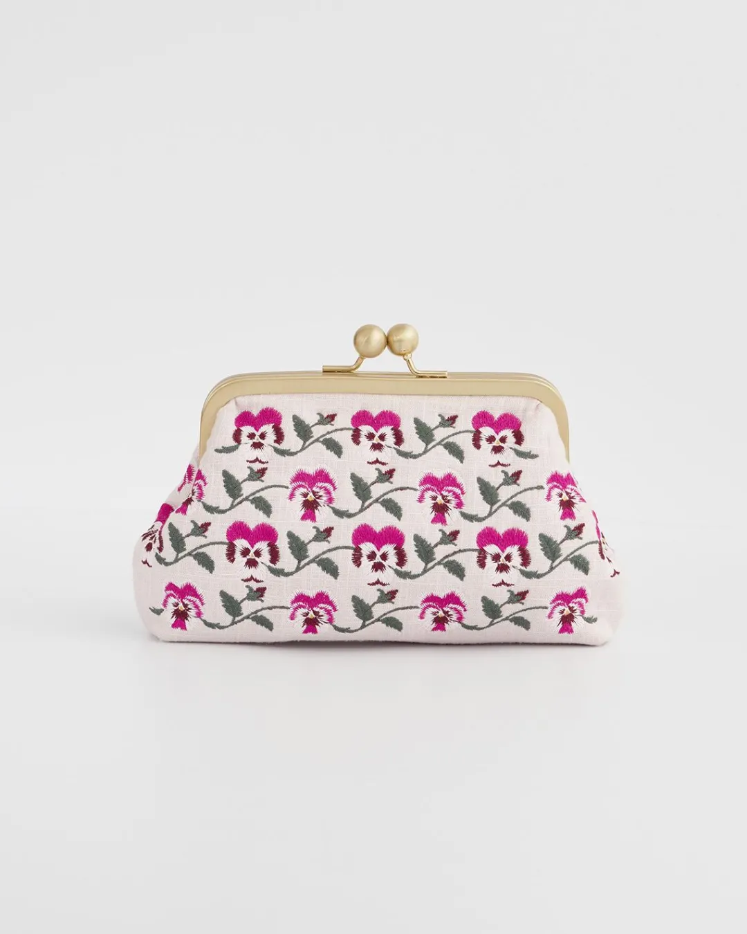 Online Fable England Pansy Victoriana Pink Clutch