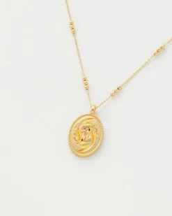 Hot Fable England Pisces Zodiac Necklace