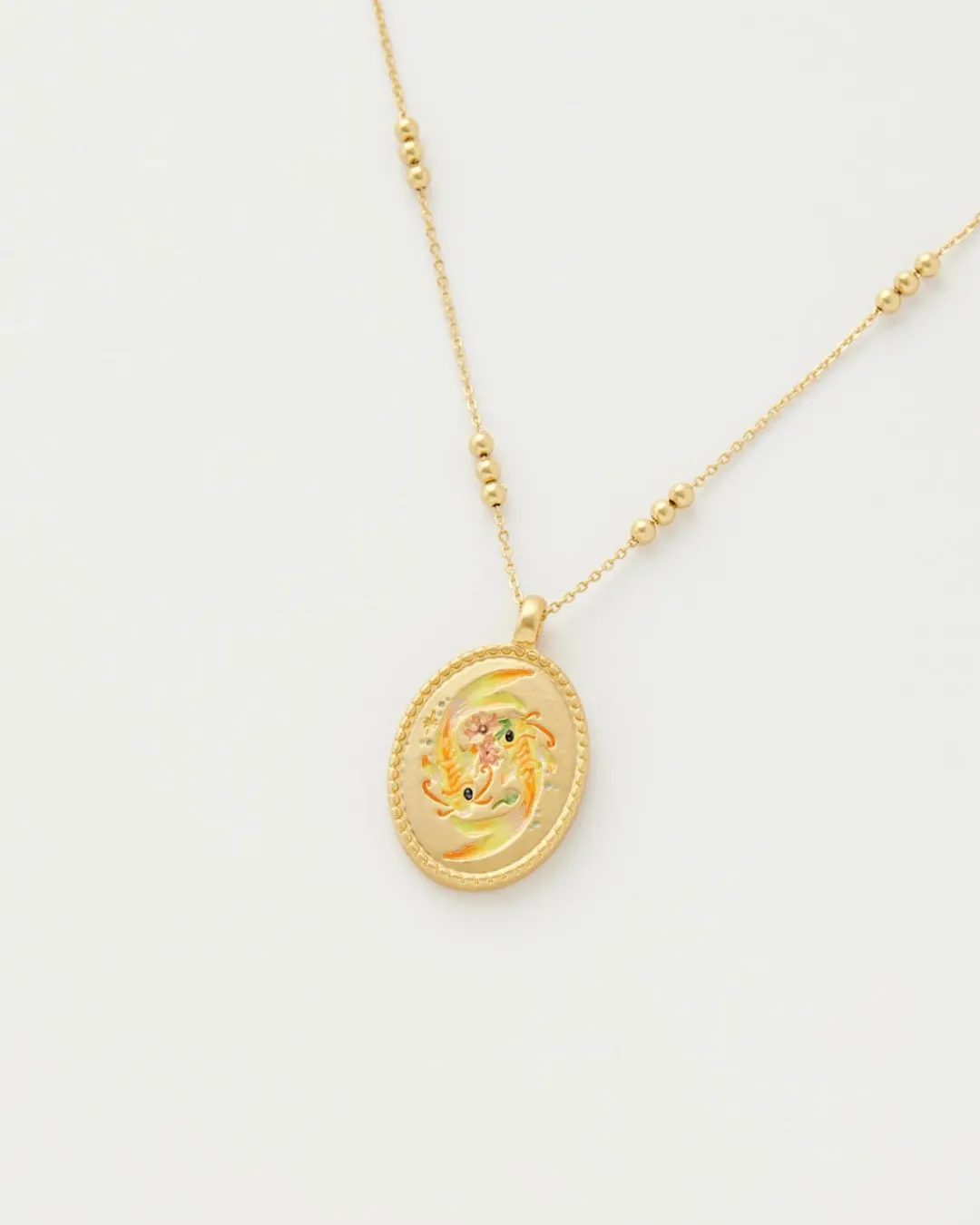 Hot Fable England Pisces Zodiac Necklace