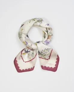Best Fable England Running Bunny Toile Ivory Square Scarf