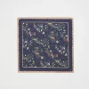Hot Fable England Running Bunny Toile Navy Square Scarf