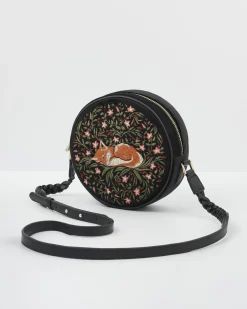 Sale Fable England Sleepy Fox Circle Purse