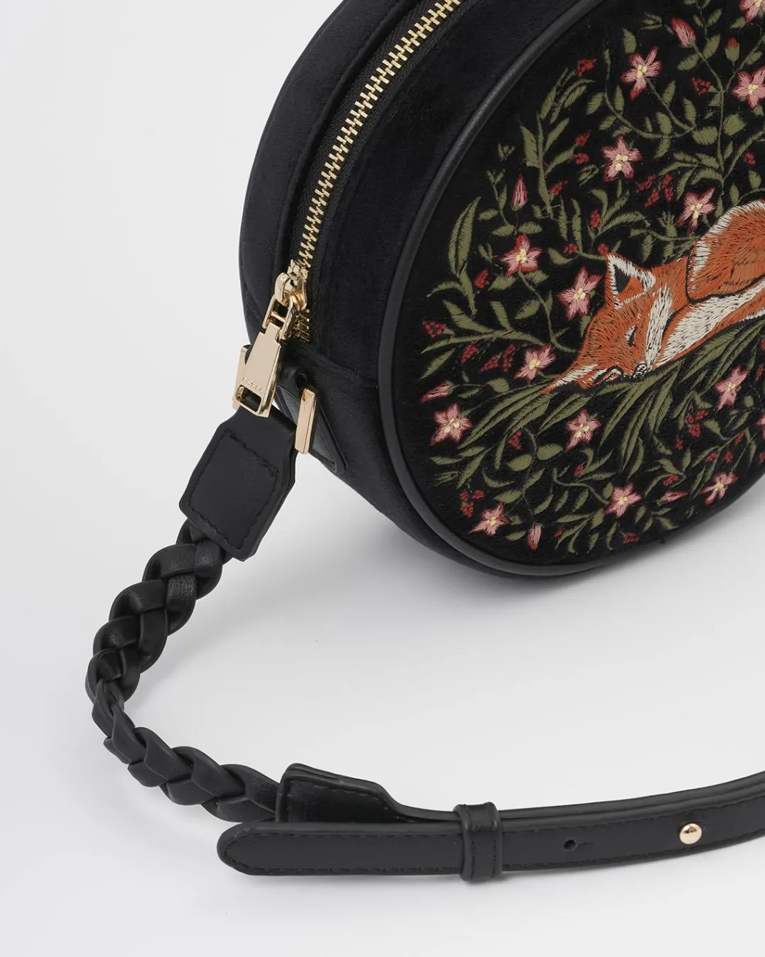 Sale Fable England Sleepy Fox Circle Purse