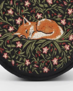 Discount Fable England Sleepy Fox Round Jewelry Box