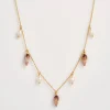 New Fable England Spiral Shell Charm & Pearl Necklace
