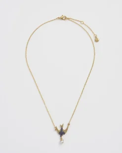 Best Fable England Swallow & Pearl Necklace