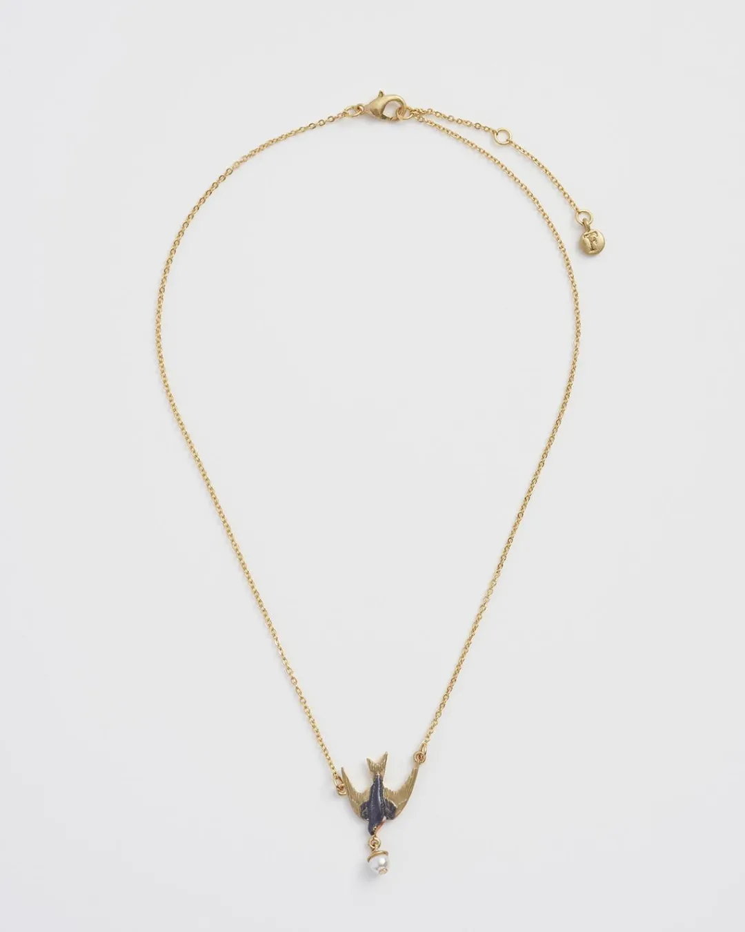Best Fable England Swallow & Pearl Necklace