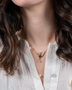 Best Fable England Swallow & Pearl Necklace