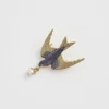 Sale Fable England Swallow & Pearl Pin