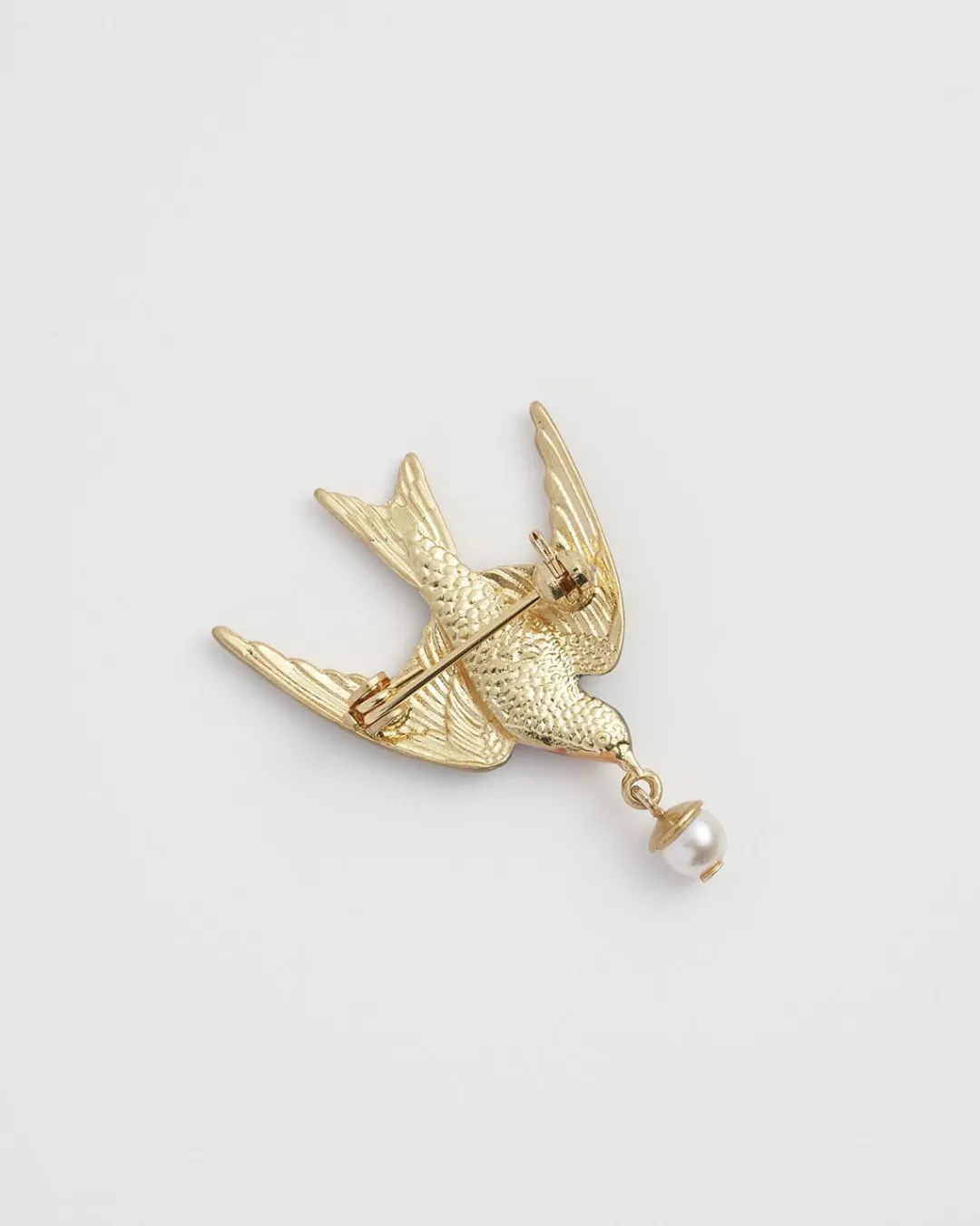 Sale Fable England Swallow & Pearl Pin