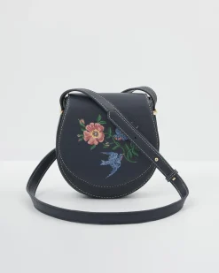 Hot Fable England Swooping Swallows Saddle Purse