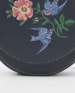 Hot Fable England Swooping Swallows Saddle Purse