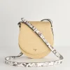 Online Fable England Tree Of Life Monochrome Raffia Saddle Bag