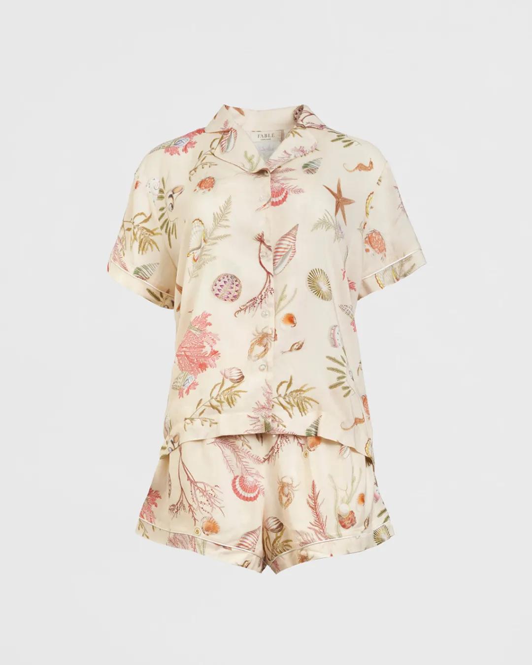 Clearance Fable England Whispering Sands Lotus Pink Short Pajamas