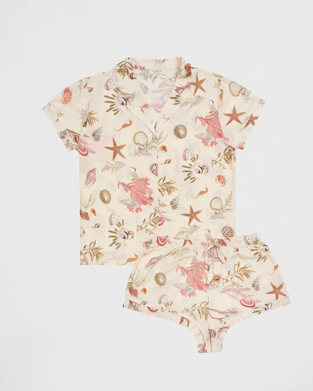 Clearance Fable England Whispering Sands Lotus Pink Short Pajamas