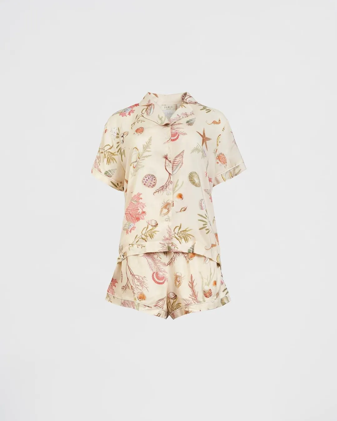 Clearance Fable England Whispering Sands Lotus Pink Short Pajamas