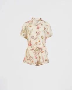 Clearance Fable England Whispering Sands Lotus Pink Short Pajamas